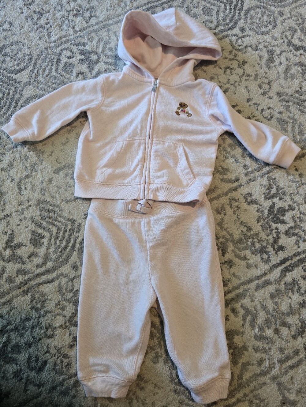 Ralph Lauren Baby Pink set
